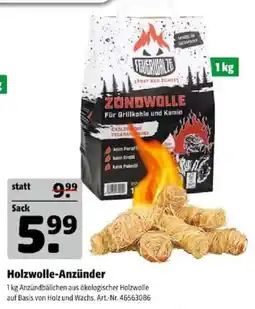 Hagebau Feuerwalze Zündwolle Angebot