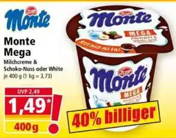 Norma Monte Mega Milchcreme Angebot