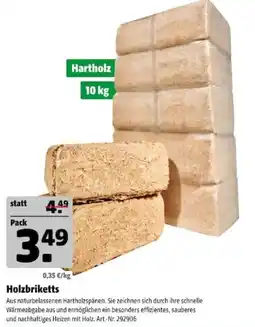 Hagebau Holzbricketts Angebot