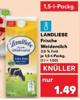 Kaufland Landliebe Frische Weidemilch Angebot