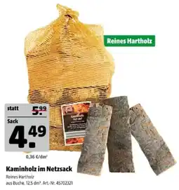Hagebau Kaminholz im Netzsack Angebot
