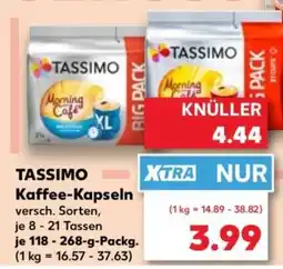Kaufland TASSIMO Kaffee-Kapseln Angebot