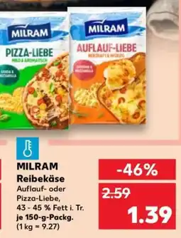Kaufland MILRAM Reibekäse Angebot