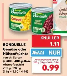 Kaufland Bonduelle Gemüse oder Hülsenfrüchte Angebot