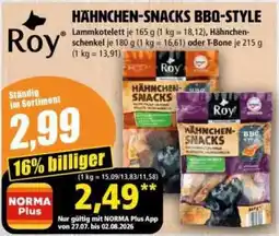 Norma Roy Hähnchen-Snacks BBQ-Style Angebot