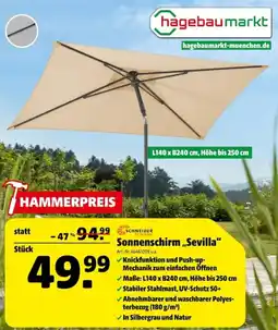 Hagebau Sonnenschirm „Sevilla“ Angebot
