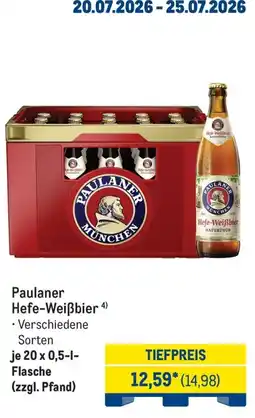 METRO Paulaner Hefe-Weißbier Angebot