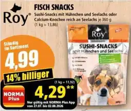 Norma Roy Fisch Snacks Angebot