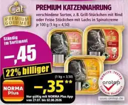 Norma Cat Premium Gourmet Katzenfutter Angebot