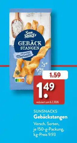 Aldi Süd SunSnacks Gebäckstangen Angebot