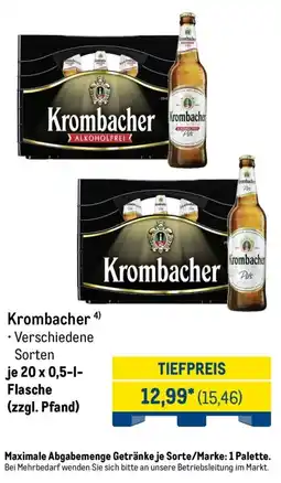METRO Krombacher Angebot