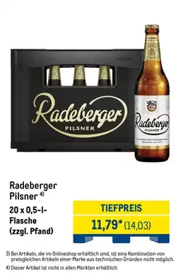 METRO Radeberger Pilsner Angebot