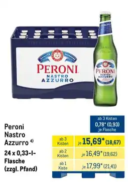 METRO Peroni Nastro Azzurro Angebot