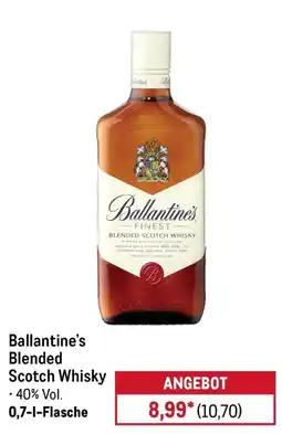 METRO Ballantine's Blended Scotch Whisky Angebot