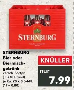 Kaufland STERNBURG Bier oder Biermisch-getränk Angebot
