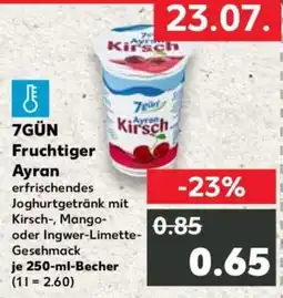Kaufland 7GÜN Fruchtiger Ayran Angebot