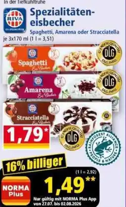 Norma RIVA Spezialitäten-eisbecher Angebot