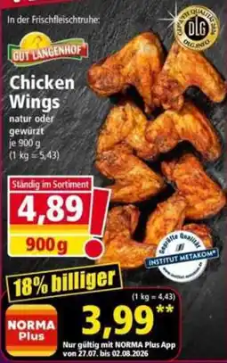 Norma GUT LANGENHOF Chicken Wings Angebot