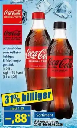 Norma Coca-Cola Angebot