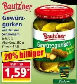 Norma Bautz'ner Gewürzgurken Angebot