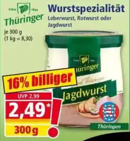 Norma Thüringer Jagdwurst Angebot