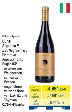 METRO Luna Argenta Angebot