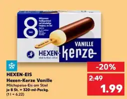 Kaufland HEXEN-EIS Hexen-Kerze Vanille Angebot