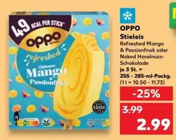 Kaufland OPPO Stieleis Refreshed Mango & Passionfruit Angebot
