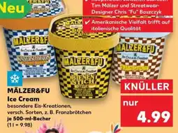 Kaufland MÄLZER&FU Ice Cream Angebot