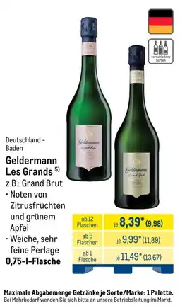 METRO Geldermann Les Grands Angebot