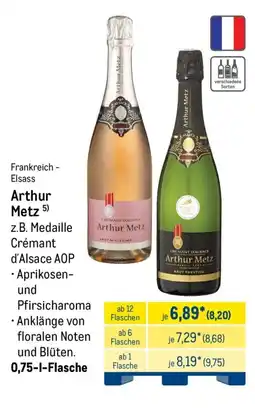 METRO Arthur Metz Crémant d'Alsace AOP Angebot