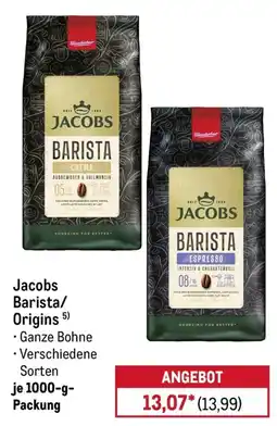 METRO Jacobs Barista/Origins Angebot