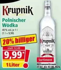 Norma Krupnik Polnischer Wódka Angebot