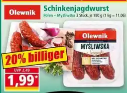 Norma Olewnik Schinkenjagdwurst Angebot