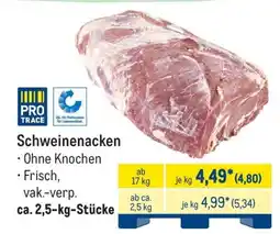METRO Schweinenacken Angebot