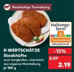 Kaufland K-WERTSCHÄTZE Steakhüfte Angebot