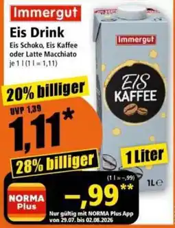 Norma Immergut Eis Kaffee Angebot
