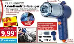 Norma Cleanmaxx akku-handstaubsauger Angebot
