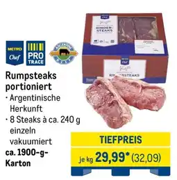 METRO Metro Chef Rumpsteaks portioniert Angebot