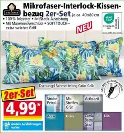 Norma Mikrofaser-Interlock-Kissenbezug Dreamtex Angebot