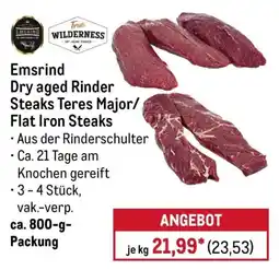 METRO Emsrind Dry aged Rinder Steaks Teres Major/Flat Iron Steaks Angebot