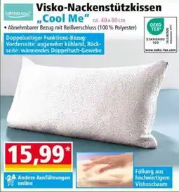 Norma ORTHO-Vital Visko-Nackenstützkissen Cool Me Angebot