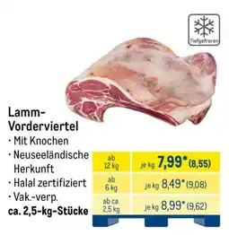 METRO Lamm-Vorderviertel Angebot