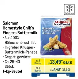 METRO Salomon Homestyle Chik'n Fingers Buttermilk Angebot