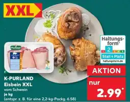 Kaufland K-PURLAND Eisbein XXL Angebot