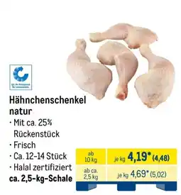 METRO Hähnchenschenkel natur Angebot