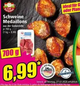 Norma Schweine Medaillons aus der Semerolle Angebot