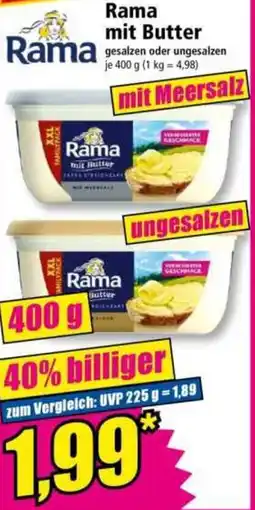 Norma Rama mit Butter Angebot