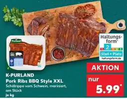 Kaufland K-PURLAND Pork Ribs BBQ Style XXL Angebot