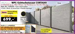 Norma WPC-Sichtschutzzaun CORTADO Angebot